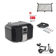 SHAD Baul trasero + soporte montaje parrilla accesorios TR48 TERRA BLACK EDITION KIT-454173