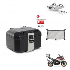 SHAD Rear trunk + mounting bracket grill accessories TR48 TERRA BLACK EDITION KIT-454181