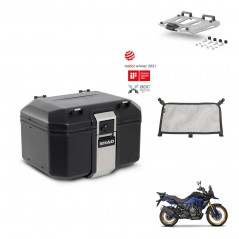 SHAD Baul trasero + soporte montaje parrilla accesorios TR48 TERRA BLACK EDITION KIT-454273