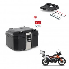 SHAD Baul trasero + soporte montaje parrilla TR48 TERRA BLACK EDITION KIT-454294