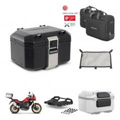 SHAD Baul trasero + soporte montaje parrilla accesorios TR48 TERRA BLACK EDITION KIT-454424