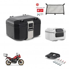 SHAD Baul trasero + soporte montaje parrilla accesorios TR48 TERRA BLACK EDITION KIT-454427
