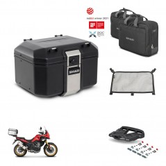SHAD Baul trasero + soporte montaje parrilla accesorios TR48 TERRA BLACK EDITION KIT-454430