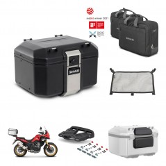SHAD Baul trasero + soporte montaje parrilla accesorios TR48 TERRA BLACK EDITION KIT-454431