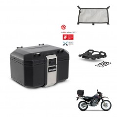SHAD Rear trunk + mounting bracket grill accessories TR48 TERRA BLACK EDITION KIT-454442