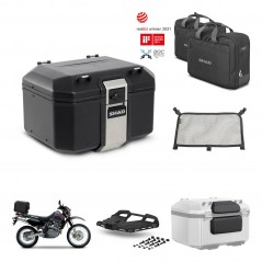 SHAD Baul trasero + soporte montaje parrilla accesorios TR48 TERRA BLACK EDITION KIT-454447