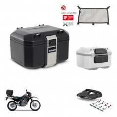 SHAD Rear trunk + mounting bracket grill accessories TR48 TERRA BLACK EDITION KIT-454450