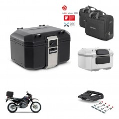 SHAD Rear trunk + mounting bracket grill accessories TR48 TERRA BLACK EDITION KIT-454452