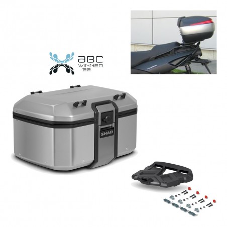 SHAD Baul trasero + parrilla soporte montaje TR55 TERRA KIT-454501