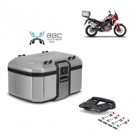 SHAD Baul trasero + parrilla soporte montaje TR55 TERRA KIT-454515