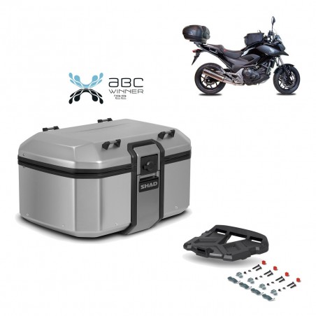 SHAD Baul trasero + parrilla soporte montaje TR55 TERRA KIT-454651