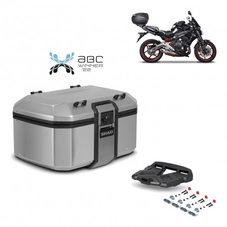 SHAD Baul trasero + parrilla soporte montaje TR55 TERRA KIT-454529