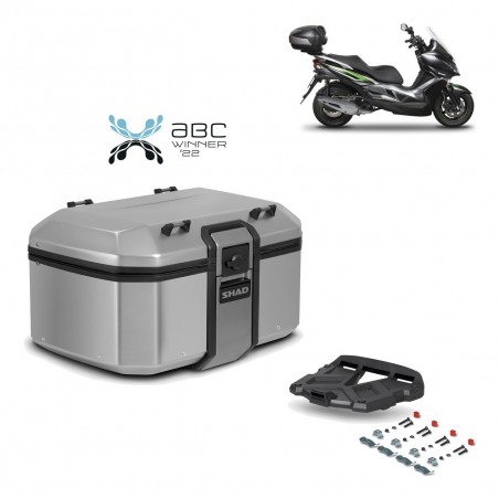 SHAD Baul trasero + parrilla soporte montaje TR55 TERRA KIT-454537