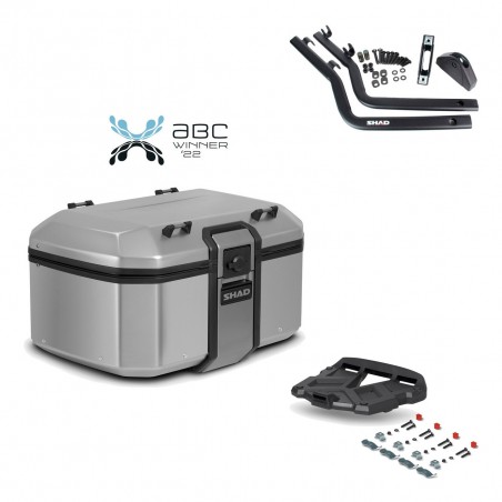 SHAD Baul trasero + parrilla soporte montaje TR55 TERRA KIT-454557
