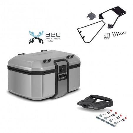 SHAD Baul trasero + parrilla soporte montaje TR55 TERRA KIT-454575