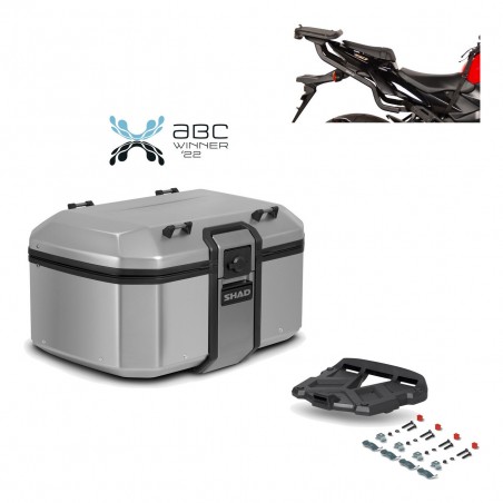 SHAD Baul trasero + parrilla soporte montaje TR55 TERRA KIT-454577