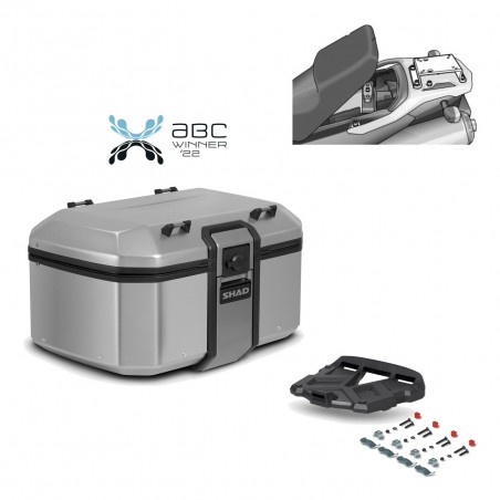 SHAD Baul trasero + parrilla soporte montaje TR55 TERRA KIT-454581