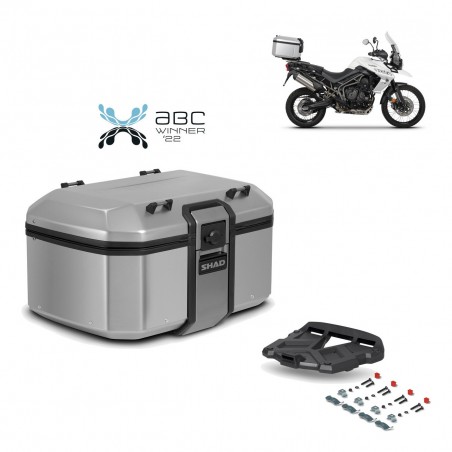 SHAD Baul trasero + parrilla soporte montaje TR55 TERRA KIT-454587