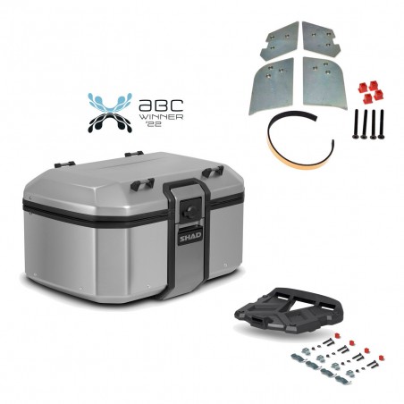 SHAD Baul trasero + parrilla soporte montaje TR55 TERRA KIT-454601