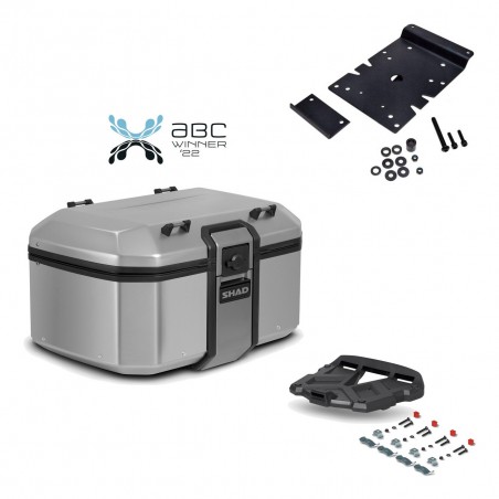 SHAD Baul trasero + parrilla soporte montaje TR55 TERRA KIT-454605