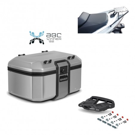 SHAD Baul trasero + parrilla soporte montaje TR55 TERRA KIT-454623