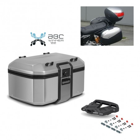 SHAD Baul trasero + parrilla soporte montaje TR55 TERRA KIT-454625
