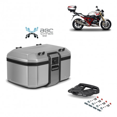 SHAD Baul trasero + parrilla soporte montaje TR55 TERRA KIT-454637