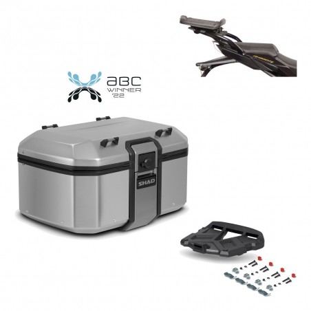 SHAD Baul trasero + parrilla soporte montaje TR55 TERRA KIT-454639