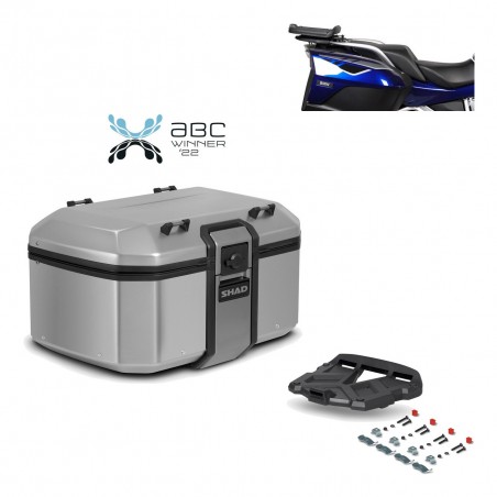 SHAD Baul trasero + parrilla soporte montaje TR55 TERRA KIT-454641