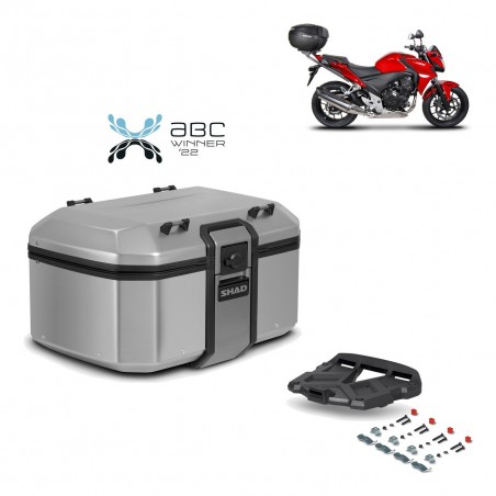 SHAD Baul trasero + parrilla soporte montaje TR55 TERRA KIT-454645