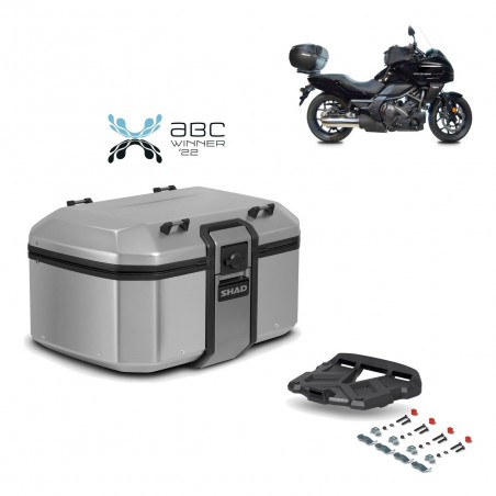 SHAD Baul trasero + parrilla soporte montaje TR55 TERRA KIT-454649