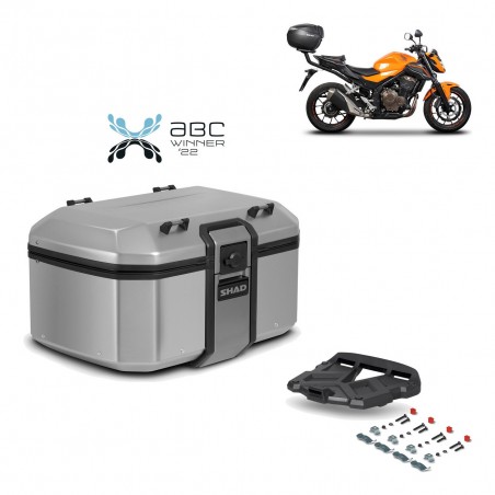 SHAD Baul trasero + parrilla soporte montaje TR55 TERRA KIT-454669