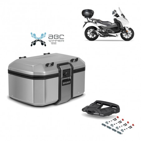 SHAD Baul trasero + parrilla soporte montaje TR55 TERRA KIT-454673