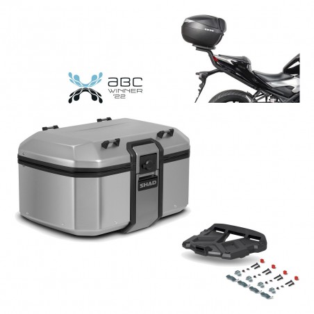 SHAD Baul trasero + parrilla soporte montaje TR55 TERRA KIT-454683