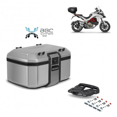 SHAD Baul trasero + parrilla soporte montaje TR55 TERRA KIT-454689