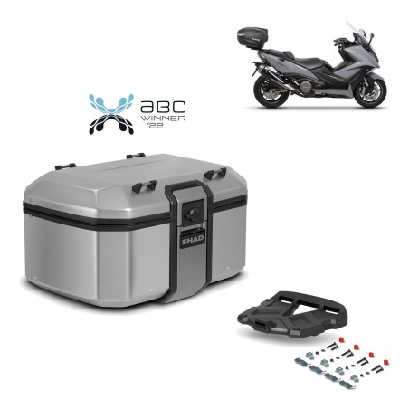 SHAD Baul trasero + parrilla soporte montaje TR55 TERRA KIT-454699