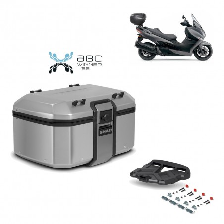 SHAD Baul trasero + parrilla soporte montaje TR55 TERRA KIT-454705