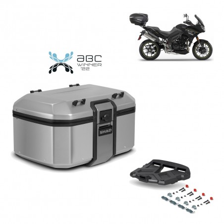 SHAD Baul trasero + parrilla soporte montaje TR55 TERRA KIT-454713