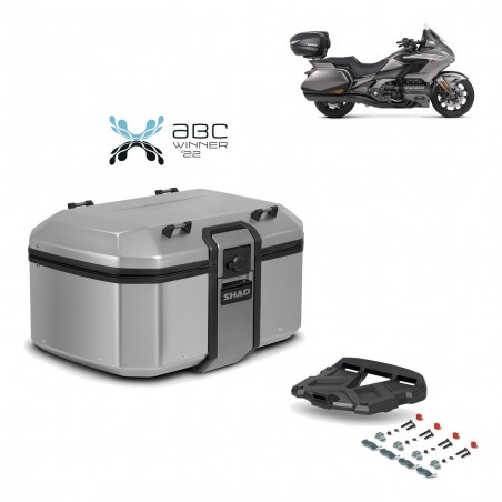 SHAD Baul trasero + parrilla soporte montaje TR55 TERRA KIT-454725