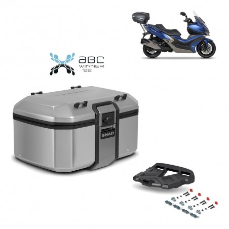 SHAD Baul trasero + parrilla soporte montaje TR55 TERRA KIT-454727