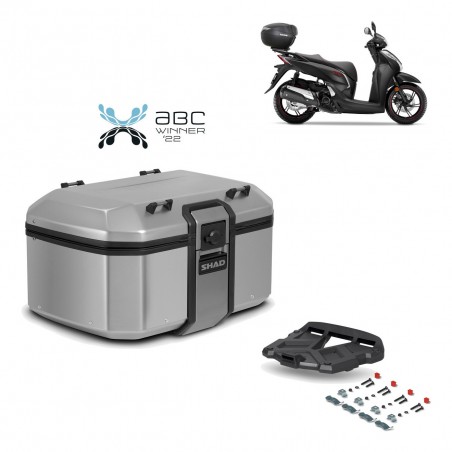 SHAD Baul trasero + parrilla soporte montaje TR55 TERRA KIT-454787