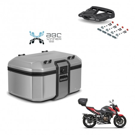 SHAD Rear trunk + mounting bracket grill TR55 TERRA KIT-454829