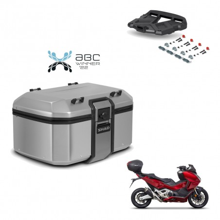 SHAD Baul trasero + soporte montaje parrilla TR55 TERRA KIT-454835