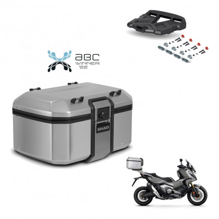 SHAD Baul trasero + soporte montaje parrilla TR55 TERRA KIT-454841