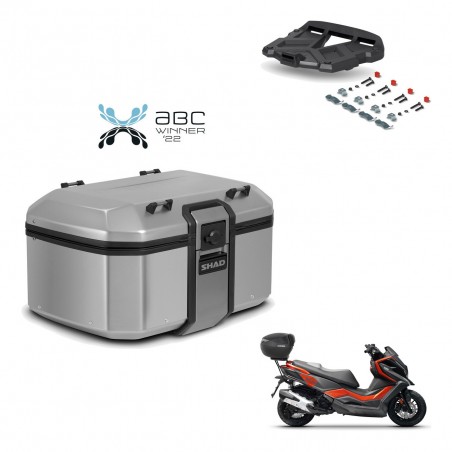 SHAD Baul trasero + soporte montaje parrilla TR55 TERRA KIT-454843
