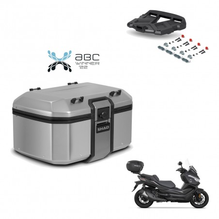 SHAD Baul trasero + soporte montaje parrilla TR55 TERRA KIT-454887