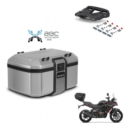 SHAD Baul trasero + soporte montaje parrilla TR55 TERRA KIT-454909