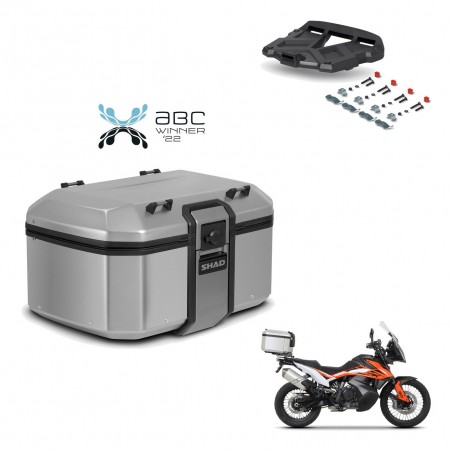 SHAD Baul trasero + soporte montaje parrilla TR55 TERRA KIT-454917