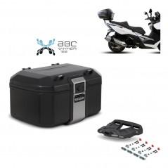 SHAD Baul trasero + parrilla soporte montaje TR55 TERRA BLACK EDITION KIT-454977