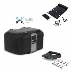SHAD Baul trasero + parrilla soporte montaje TR55 TERRA BLACK EDITION KIT-455039